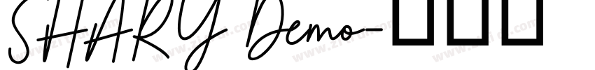 SHARY Demo字体转换